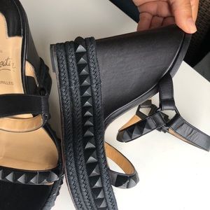 CHRISTIAN LOUBOUTIN Cataclou Espadrille Wedge